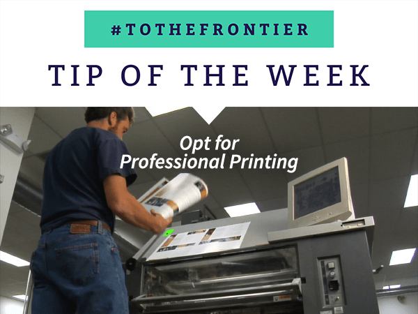 An image showing a professional printer working at his printer.