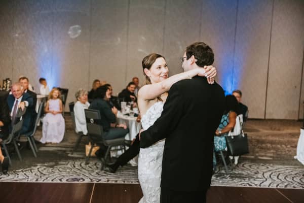 Joe and Brenda dancing at their wedding