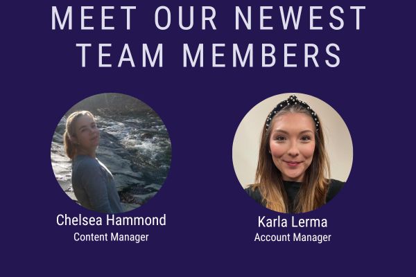 Images announcing Chelsea and Karla as new team members.