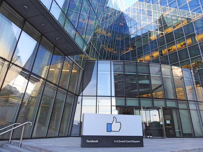 An image of Facebook’s headquarters. 