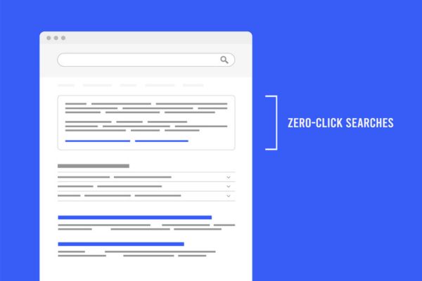 User getting information from a zero-click search result.